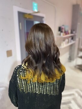 インナーカラー／イエローカラー／推しカラー／ダブルカラー