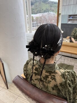 レイヤーカット/エクステ/暖色カラー[天文館]