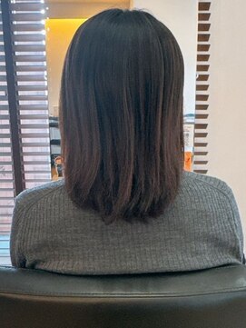 【105.カラー×髪質改善】縮毛矯正・白髪染め・ショートカット♪