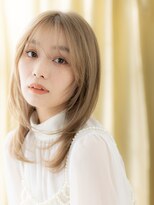 モッズヘア 越谷(mod's hair) シャンパンベージュ/ミディアムレイヤー/ハッシュカットe