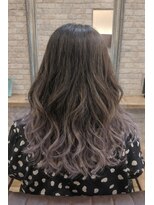 エクラ(eclat)&nbsp;20代30代◎裾カラー春デザインカラーでラベンダーアッシュ