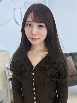 エアー 青山(AIR) セミロングヘア*レイヤーカット*顏周り*髪質改善