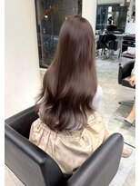 ルル(Lulu)&nbsp;梅田/ブラウン/ベージュ/レイヤー/前髪カット/縮毛矯正/髪質改善