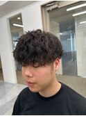 ツイスパ/スパイラルパーマ/メンズサロン/メンズ/眉毛