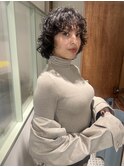 * ふわふわ癖毛さんボブ