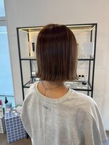 クララジャパン ナベシマ(CLALA JAPAN Nabeshima)&nbsp;縮毛矯正　質感ストレート　髪質改善カラー　顔まわり　ブリーチ