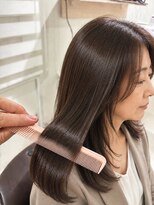 ナジュ 金山(NUJAR) カット+髪質改善ストレート+アメイジアカラー