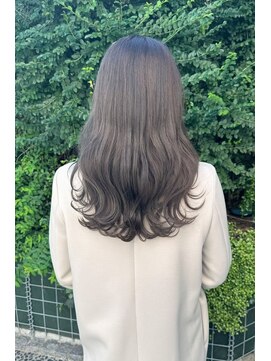 カノイ 銀座中央通り(KANOI) 透明感グレージュ×レイヤーロング