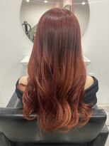 トゥーレアクア(Tule AQUA) 黒染め履歴からの赤!