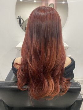 トゥーレアクア(Tule AQUA) 黒染め履歴からの赤!