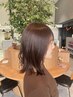 カット+イルミナカラー+酸性前髪ストレート