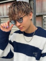リコ ヘアアンドリラクゼーション 名駅店(LICO HAIR&RELAXATION) メンズハイライトカラーパーマ 名古屋駅/ツイスパ/ブリーチ