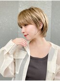 ナチュラルショート/ショートボブ/韓国/顔周り/20代30代40代50代