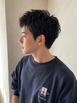 ブレスボーオム 明石(Breath beauu Homme Akashi)&nbsp;▼アップバングショート▼メンズ/パーマ/明石/西明石/大久保