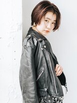 フィルムス 銀座(FILMS) レイヤーカット/デザインカラー/ウェットヘア/オリーブベージュ