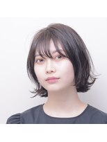 ドルセ(Dulce)&nbsp;【Dulce】外はねボブ×カーキグレージュ×デザインカラー