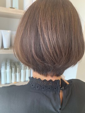 グラン 星ヶ丘(GRAN.) ココアブラウンカラーショートボブ♪