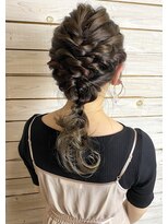 デコヘアー キートス(DECO HAIR kiitos)&nbsp;ロープ編みアレンジ