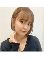 ロンド 表参道店(Lond)&nbsp;相性抜群☆さりげないインナーカラー×ボブ/メルティカラー