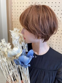 ″あなたの印象がグッと変わる″360度どこから見ても綺麗なフォルムのショートヘアは乾かすだけで決まる！