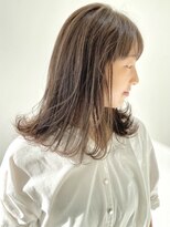 フォーク FOLK&nbsp;【FOLK】小顔になれる透明感外ハネミィディアムスタイル♪