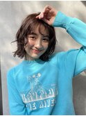 大人かわいいくびれヘア☆カールスタイリングのこなれミディ