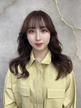 ロンドアヴァントゥス 池袋(Lond aventus) 韓国、ワンホン、ショコラベージュ、ミディアムヘア