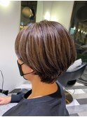 髪質改善/切りっぱなしボブ/美髪/30代40代/［人形町］