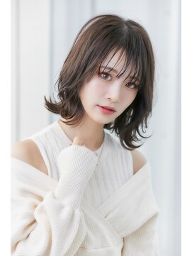 ミチオ ノザワ ヘアサロン ギンザ(Michio Nozawa HAIR SALON Ginza) 【池上まさよし】デジタルパーマボブ#ベージュ#大人かわいい