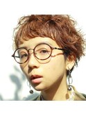 タイトなショートパーマ