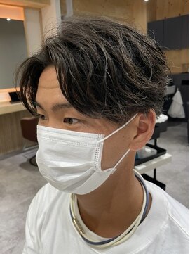 クオル 立川(QOL) ニュアンスパーマセンターパートコンマヘアツーブロック