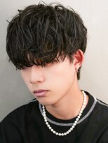 エルマーク(L-MARK)&nbsp;センターパートニュアンスパーマ韓国カルマパーマコンマヘア