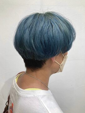 ゲーム 原宿店(GAME) メンズカット/ショートマッシュ/ダブルカラー/髪質改善/下北沢