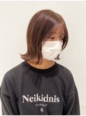 10代20代ショートボブ髪質改善ツヤ髪スタイルチェリーブラウン