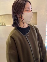 リィベ(Liibe)&nbsp;guest snap #艶髪#外はねボブ#前髪無し