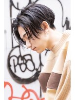 【ARTE表参道/青山】センターパート×黒髪×ツーブロック