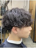 【RYUYA】マッシュ×波巻きスパイラルパーマ