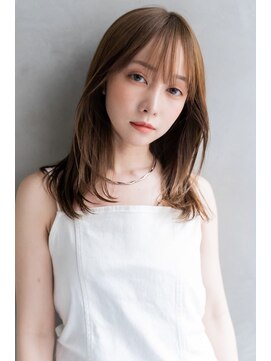 アルテ(ARTE) 【ARTE表参道/青山】ロングレイヤー×透明感ベージュ×髪質改善