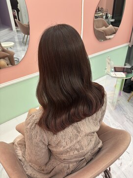 ガーランド(Girland) 【girland】ピンクブラウン　韓国風/レイヤーカット