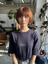 フィル(fil)&nbsp;レイヤーボブ／オレンジベージュ