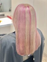 エイト 北千住店(EIGHT)&nbsp;ホワイトベージュ×ピンクハイライト