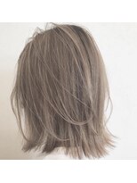 ヘアメイク アリエス 岩切店(HAIR MAKE aries) 【仙台 岩切 美容室 aries ヘアカラー 】ミルクティーカラー