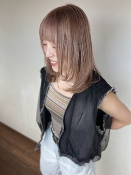 ラクレ(d.la cle) やんわりミルクティーと顔周りレイヤー