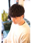 【神田】メンズ束感マッシュツーブロックスタイル