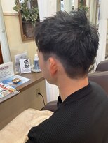 コアフィールフィス(COIFFURE fils)&nbsp;【見附　今町】黒髪　アップバング　刈り上げ　ツーブロック