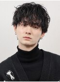 波巻きパーマメンズツイストスパイラルパーマシャドウパーマ