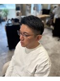 20代30代40代◎似合わせカット刈り上げ2ブロックブルーブラック
