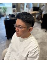 ソイクフ 四条大宮店(SOY-KUFU)&nbsp;20代30代40代◎似合わせカット刈り上げ2ブロックブルーブラック