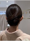 つるっと大人和装ヘア