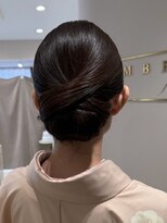 つるっと大人和装ヘア